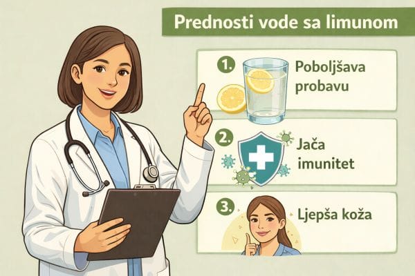 Prednosti vode sa limunom